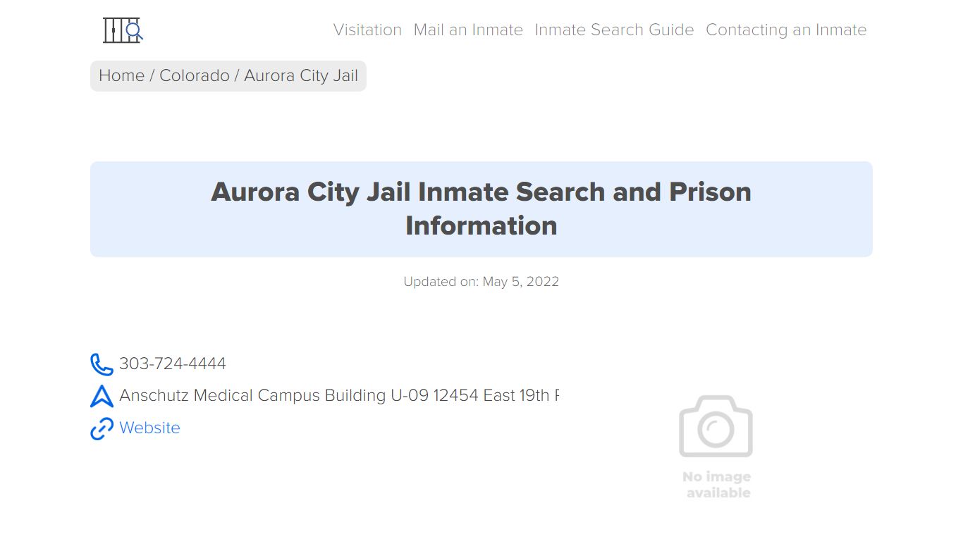 Aurora City Jail Inmate Search, Visitation, Phone no ...